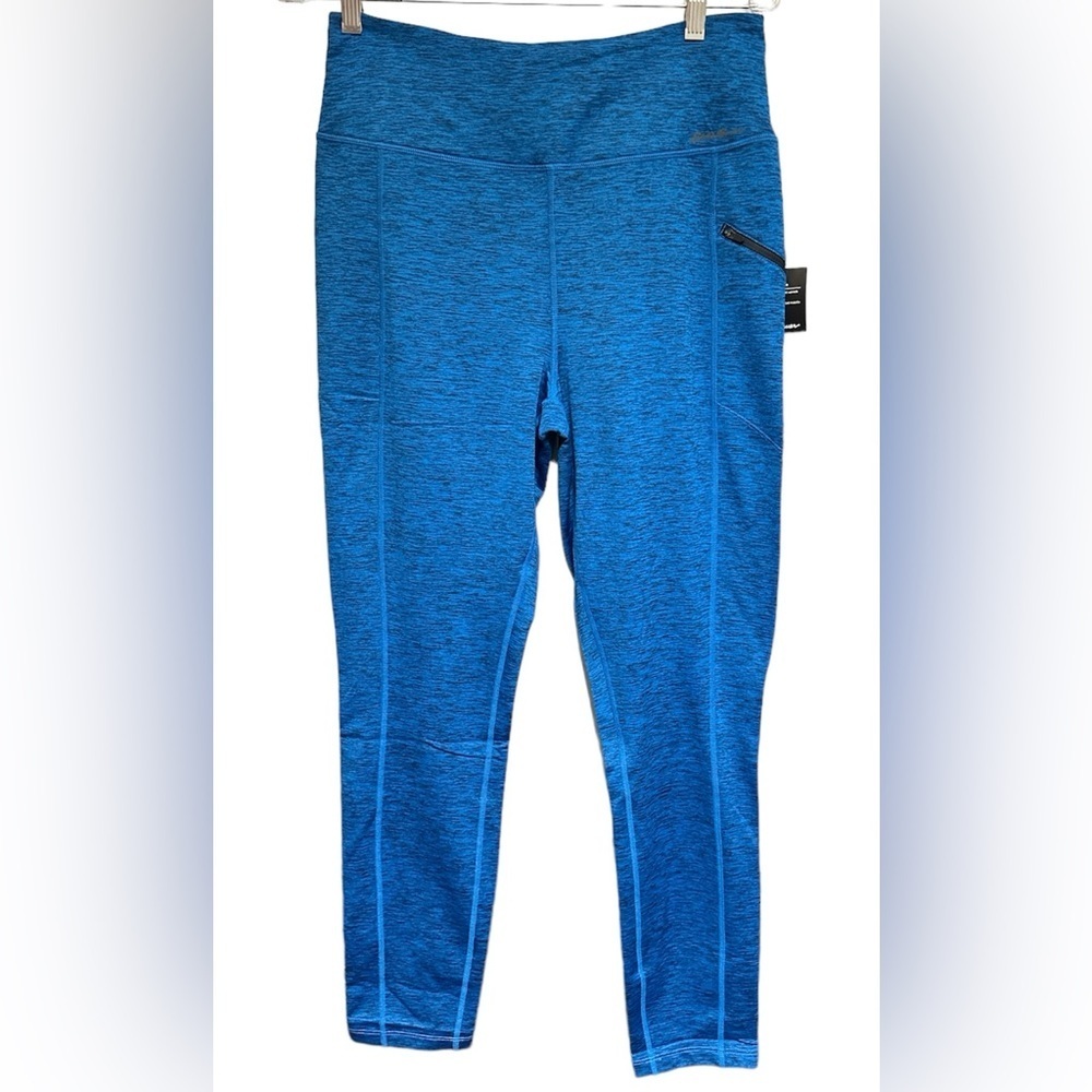 New Eddie Bauer women’s hyperlayer 3 collection high rise leggings blue M